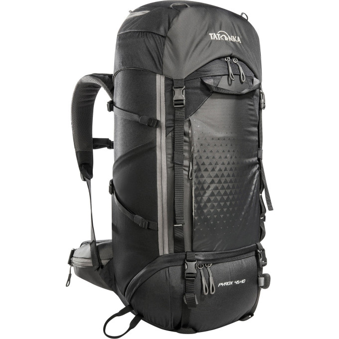 Универсальный туристический рюкзак для небольшого похода TATONKA PYROX 45+10 black 1422,040